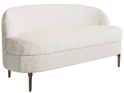 现代奶油风多人沙发