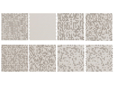 马赛克装饰背景墙3d模型 马赛克装饰背景墙