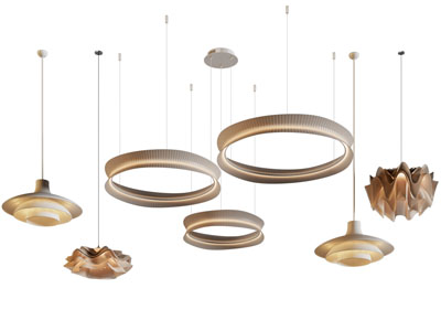 现代圆环吊灯