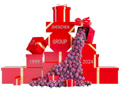 现代礼物盒美陈 摆件组合 户外装置