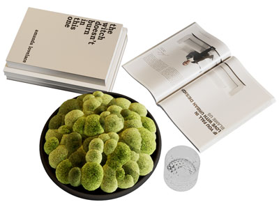 现代书本 书籍 盆景盆栽摆件组合