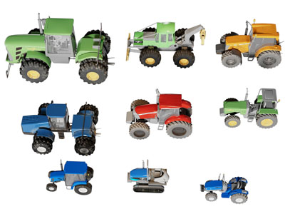 现代拖拉机 工程车