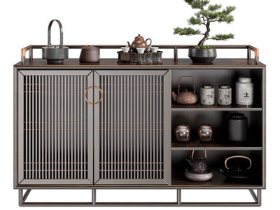 新中式餐边柜 茶柜