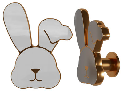 现代兔子壁灯