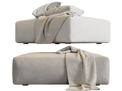 现代方形沙发凳子