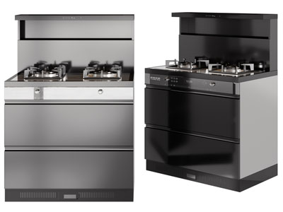 现代集成灶 燃气灶 厨房电器