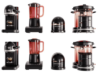现代咖啡机 榨汁机 豆浆机厨房电器