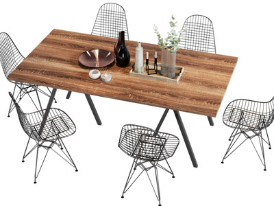 北欧餐桌椅组合