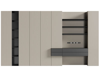 现代衣柜3d模型 现代衣柜