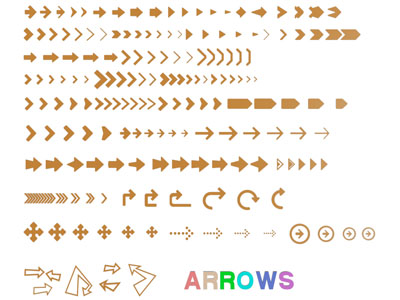 现代箭头logo 指示牌 标识