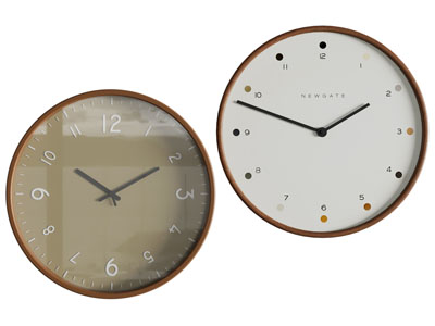 现代圆形钟表 墙饰3d模型 现代圆形钟表 墙饰