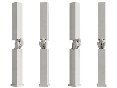 现代人物雕塑雕刻3d模型 现代人物雕塑雕刻