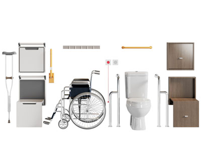 现代轮椅 换鞋凳子 残障马桶