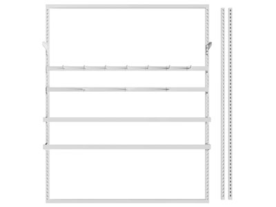 现代可升降调节杆 货架3d模型 现代可升降调节杆 货架