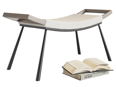 新中式沙发凳子 脚踏