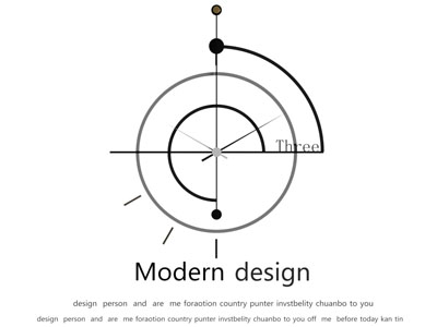 现代抽象创意钟表 墙饰挂件