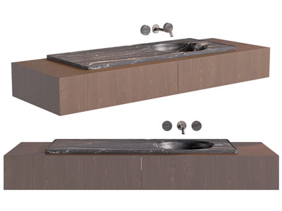 现代洗手盆 水龙头