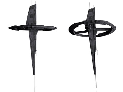 现代科幻城堡 堡垒 空间站3d模型 现代科幻城堡 堡垒 空间站
