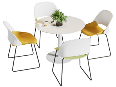 现代休闲餐桌椅组合