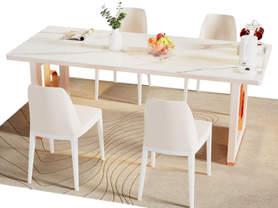 现代奶哟风餐桌椅组合