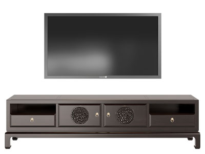 新中式电视柜 电视机