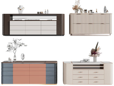 现代玄关柜 边柜