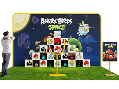 现代愤怒的小鸟美陈 网红打卡区 户外装置