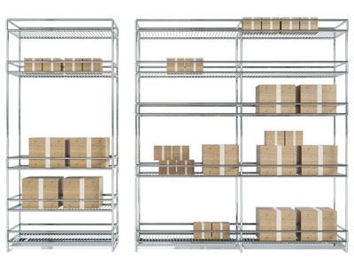 现代开放式金属置物架 物流存储架 货架3d模型 现代开放式金属置物架 物流存储架 货架