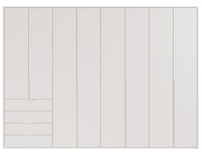 现代加宽衣柜3d模型 现代加宽衣柜