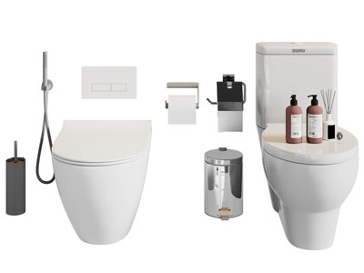 现代马桶 卫浴小件