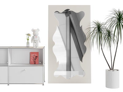 现代穿衣镜子 墙饰