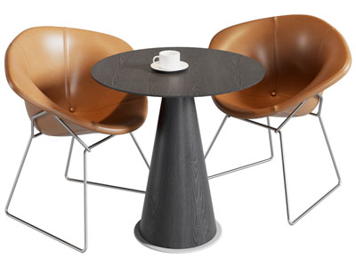 现代休闲商务洽谈桌椅组合