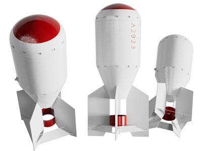 现代原子弹 核武器3d模型 现代原子弹 核武器