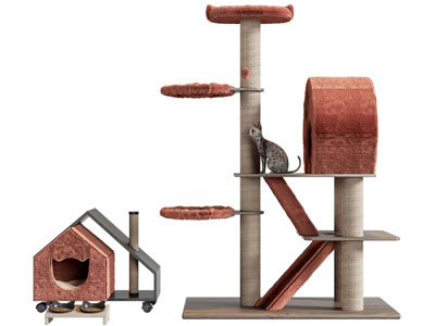 现代猫爬架 猫窝 生活用品