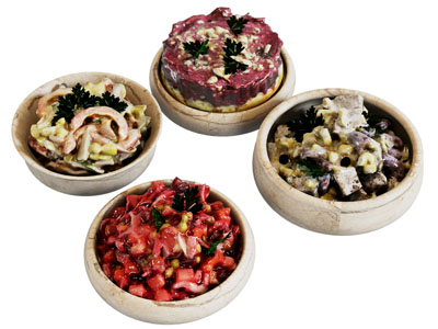 现代碗装食物蔬菜