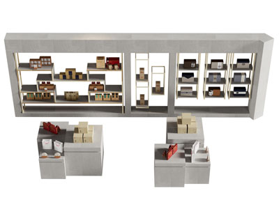 现代烟酒展柜 货架 摆台3d模型 现代烟酒展柜 货架 摆台