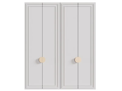 新中式衣柜3d模型 新中式衣柜