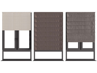 现代布艺拉帘 罗马窗帘