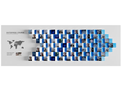 现代企业文化墙