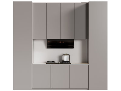 现代燃气灶 抽油烟机