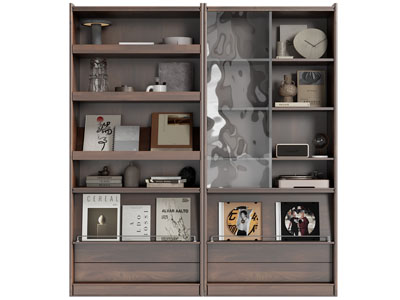 现代实木装饰柜3d模型 现代实木装饰柜