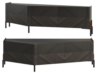 现代个性电视柜3d模型 现代个性电视柜