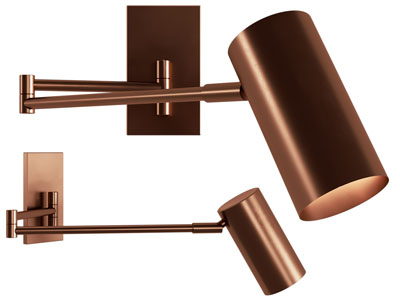 现代轻奢铜制可伸缩壁灯