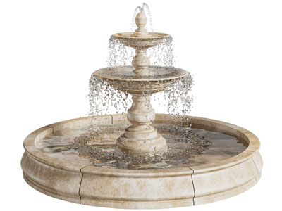 欧式喷泉 水景水池 园艺小品