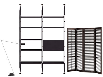 现代开放式收纳装饰架 屏风3d模型 现代开放式收纳装饰架 屏风
