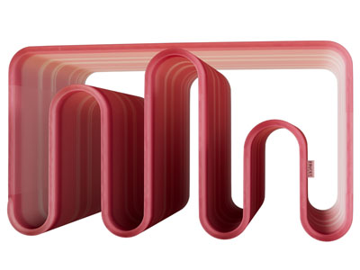 现代红色茶几3d模型 现代红色茶几