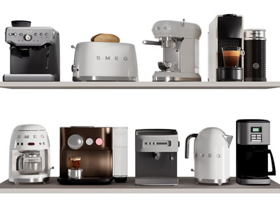 现代咖啡机 厨房电器