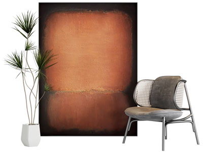 侘寂风地画 休闲椅子