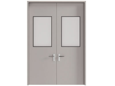 现代双开门 大门3d模型 现代双开门 大门