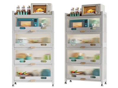 现代餐边柜3d模型 现代餐边柜